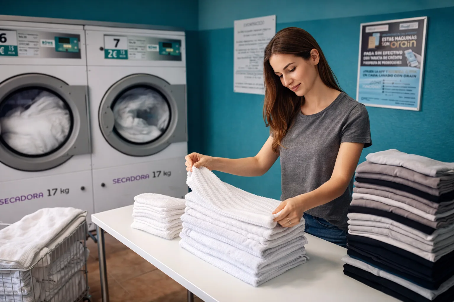 Laundry pickup and delivery for hotels and hostels in Valencia